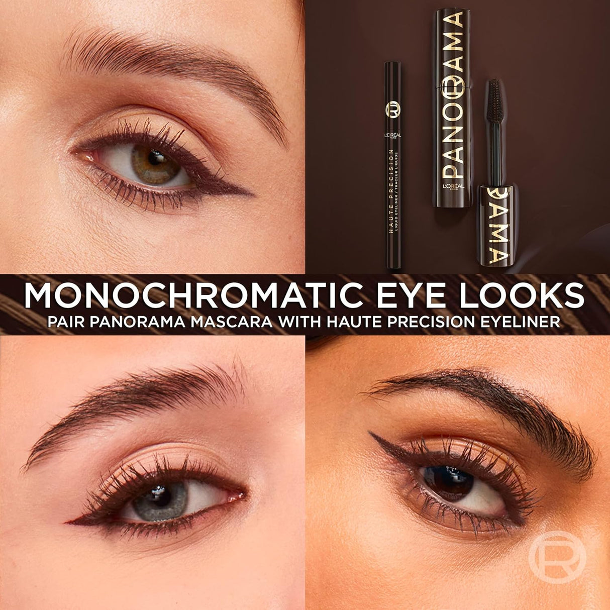 L'ORÉAL PARIS Voluminous Panorama Chromatic Mascara, 705 Brown Leather-071249702420-LR-360300-5-LR eShop