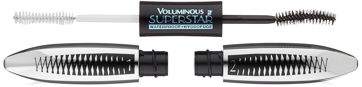 L'ORÉAL PARIS Voluminous Superstar Red Carpet Waterproof Mascara, 624 Waterproof Blackest Black, 0.41 fl. oz.-071249301470-LR-288103-2-LR eShop