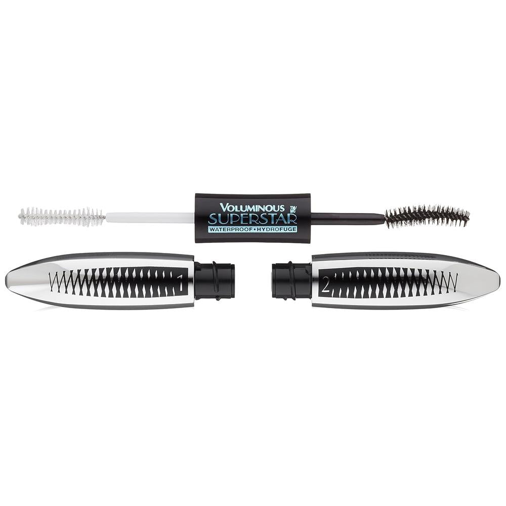 L'ORÉAL PARIS Voluminous Superstar Red Carpet Waterproof Mascara, 624 Waterproof Blackest Black, 0.41 fl. oz.-071249301470-LR-288103-2-LR eShop