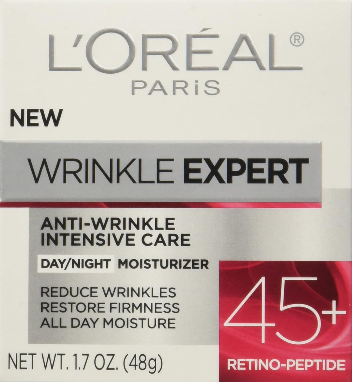 L'ORÉAL PARIS Wrinkle Expert 45+ Anti-Aging Cream Day & Night Moisturizer with Retino-Peptides, 1.7 oz-071249318836-LR-318779-1-LR eShop