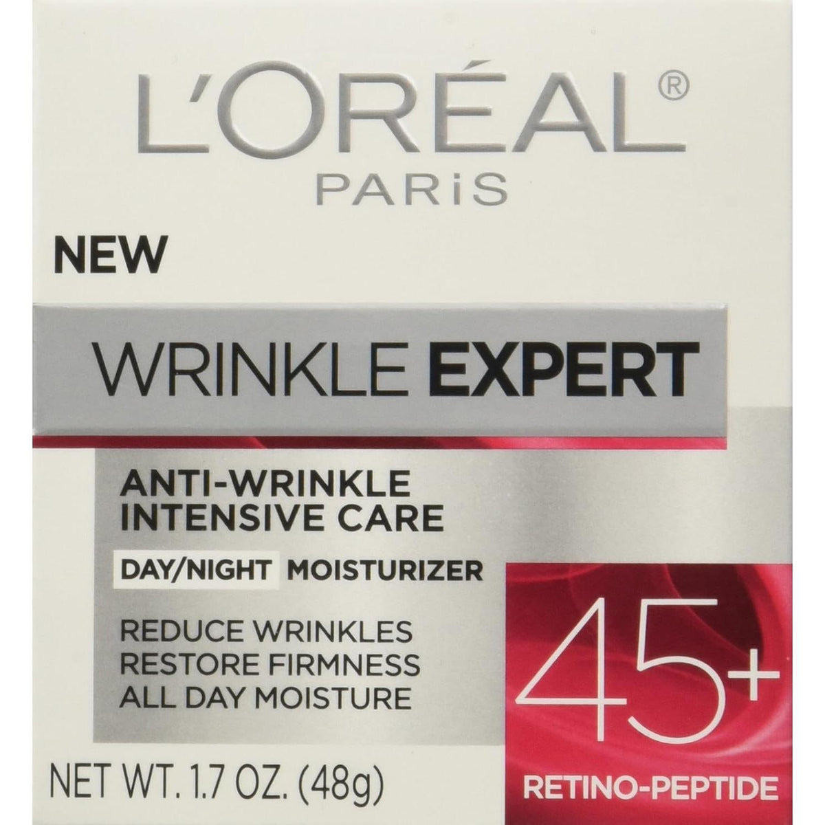 L'ORÉAL PARIS Wrinkle Expert 45+ Anti-Aging Cream Day & Night Moisturizer with Retino-Peptides, 1.7 oz-071249318836-LR-318779-1-LR eShop