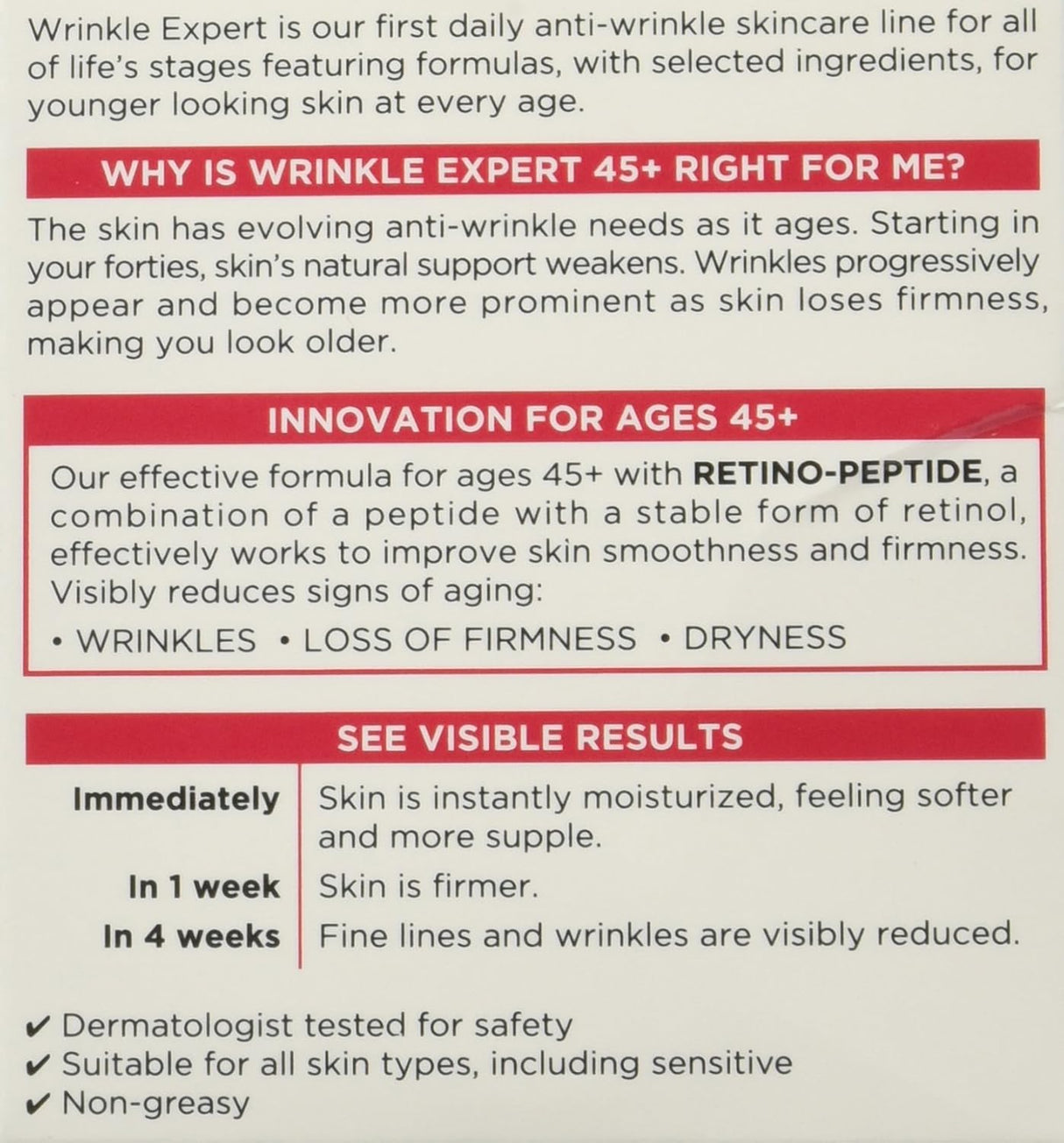 L'ORÉAL PARIS Wrinkle Expert 45+ Anti-Aging Cream Day & Night Moisturizer with Retino-Peptides, 1.7 oz-071249318836-LR-318779-3-LR eShop