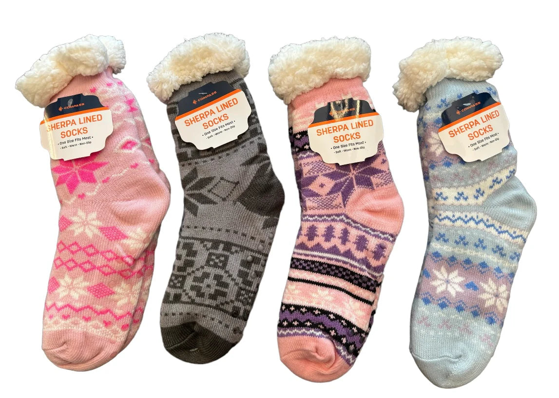 Major Trading, Inc. Assorted Sherpa Socks with Grippers Display Bin-690102574679-LR-343375-1-LR eShop