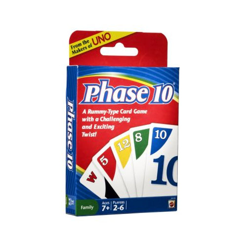 Mattel Games Phase 10 A Rummy- Type Card Game With A Challenging And Exciting Twist-746775054540-LR-146136-1-LR eShop