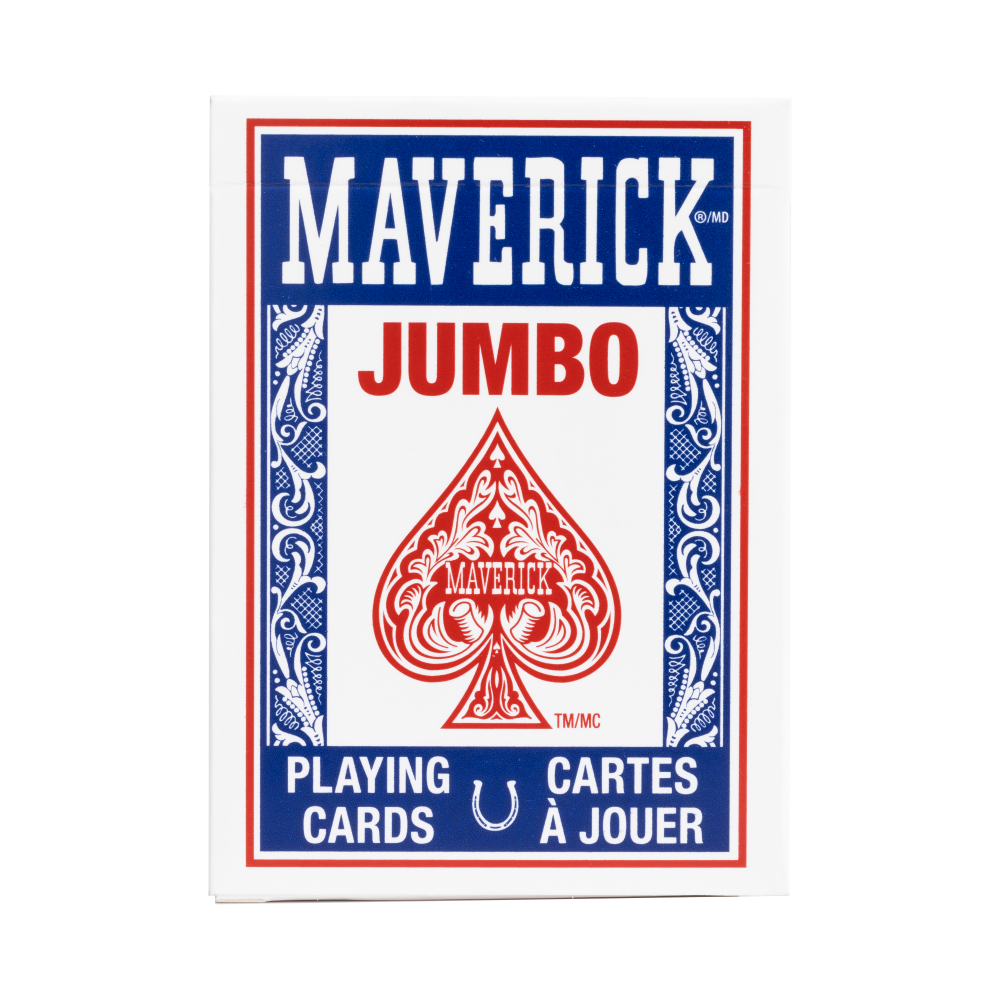 MAVERICK Jumbo Playing Cards - Assorted Colors-041187012066-LR-04037-4-LR eShop