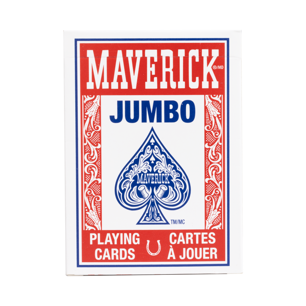 MAVERICK Jumbo Playing Cards - Assorted Colors-041187012066-LR-04037-5-LR eShop