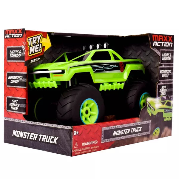 Maxx Action Monster Truck Motorized Off Road Toy Vehicle - Green-810009204398-LR-357500-6-LR eShop