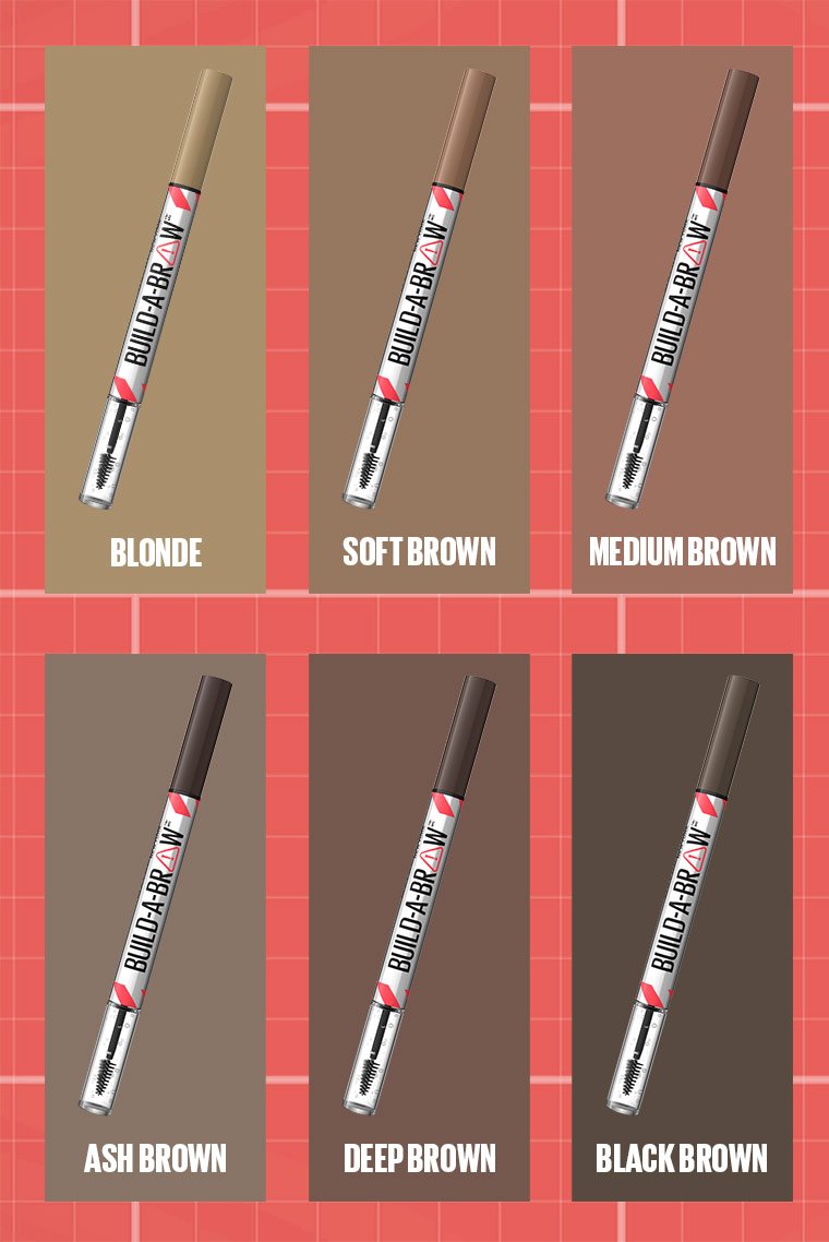 MAYBELLINE New York Build-A-Brow 2-in-1 Brow Pen and Sealing Gel Eye Makeup, 262 Black Brown, 0.05 oz-041554087703-LR-351911-6-LR eShop