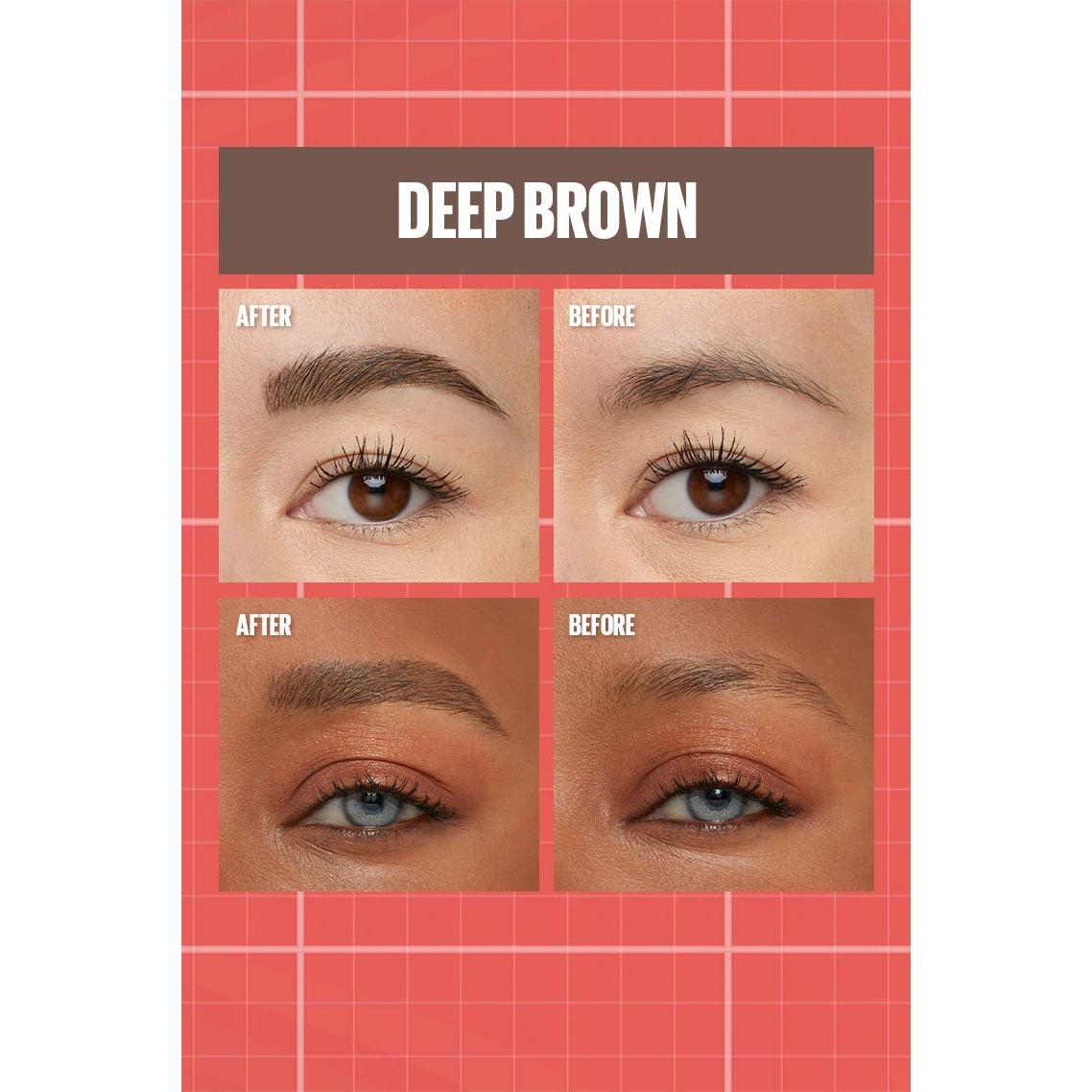 MAYBELLINE New York Build-A-Brow 2-in-1 Brow Pen and Sealing Gel Eye Makeup, 260 Deep Brown, 0.05 oz-041554087697-LR-351896-3-LR eShop