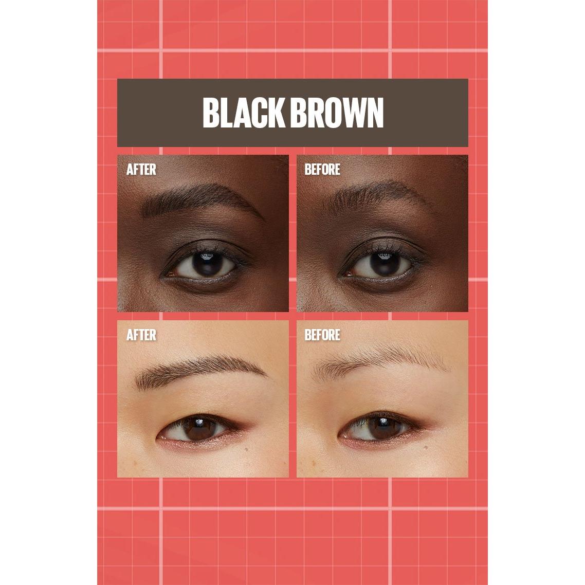 MAYBELLINE New York Build-A-Brow 2-in-1 Brow Pen and Sealing Gel Eye Makeup, 262 Black Brown, 0.05 oz-041554087703-LR-351911-3-LR eShop