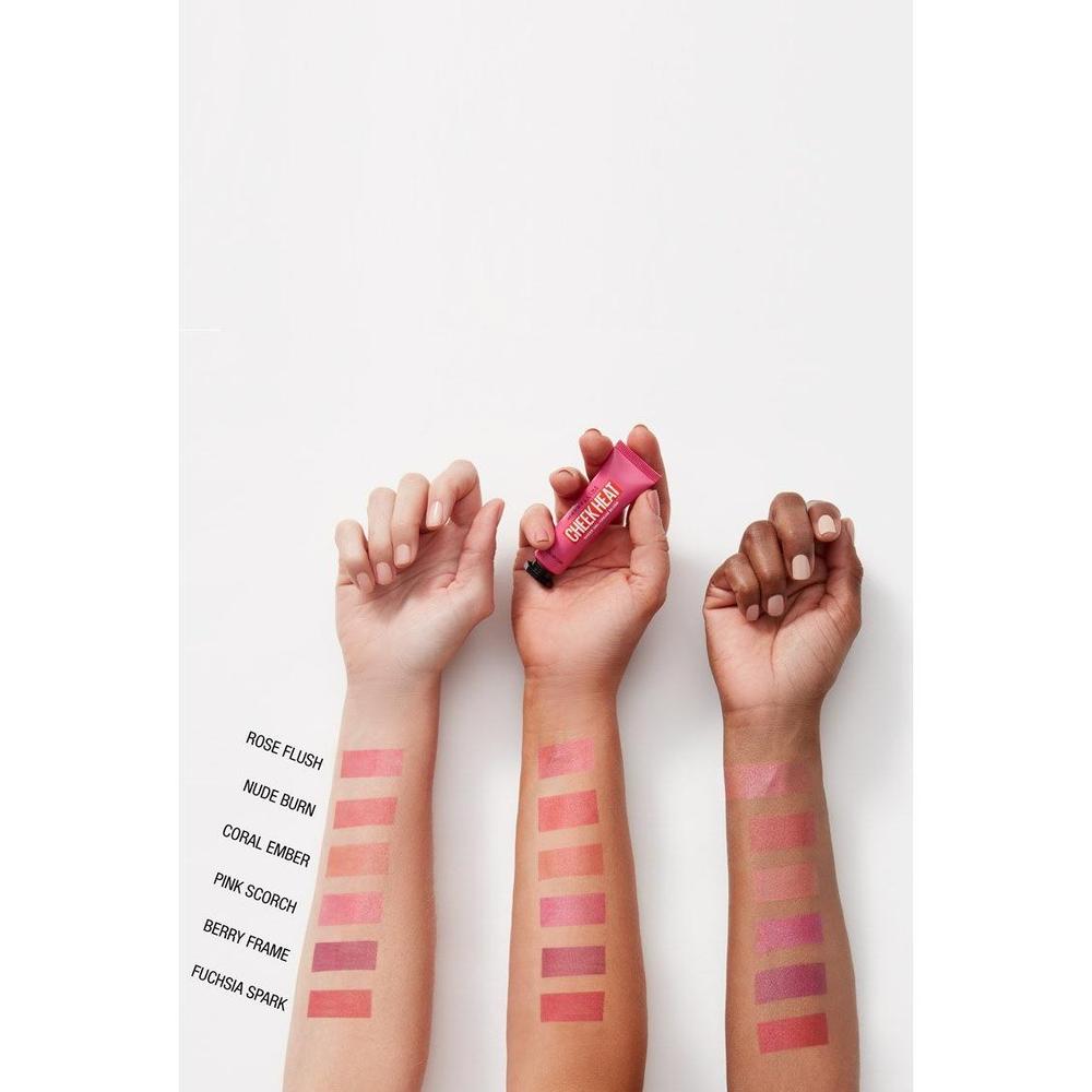MAYBELLINE New York Cheek Heat Gel-Cream Blush, 015 Nude Burn, 0.27 oz-041554578188-LR-333828-4-LR eShop