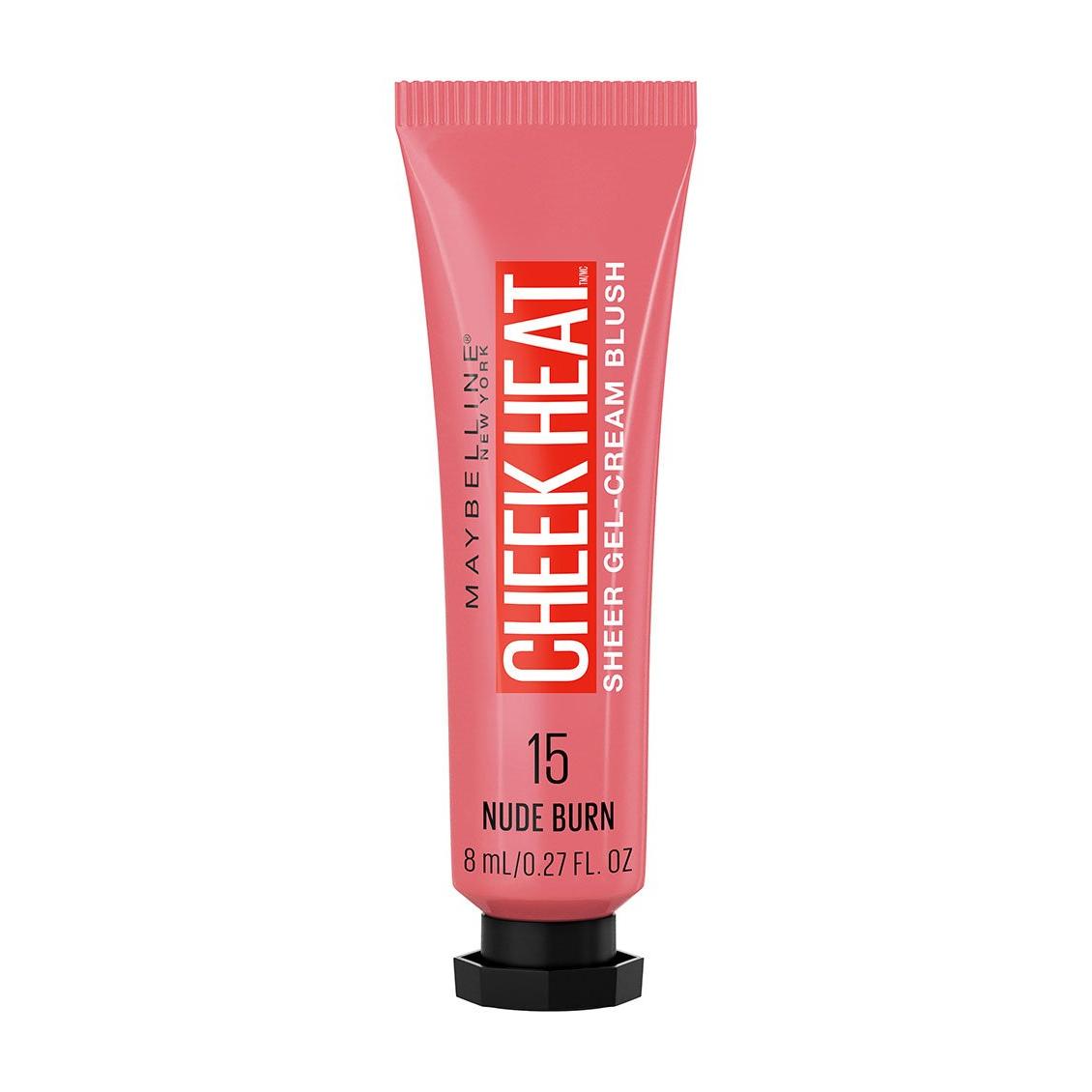 MAYBELLINE New York Cheek Heat Gel-Cream Blush, 015 Nude Burn, 0.27 oz-041554578188-LR-333828-1-LR eShop