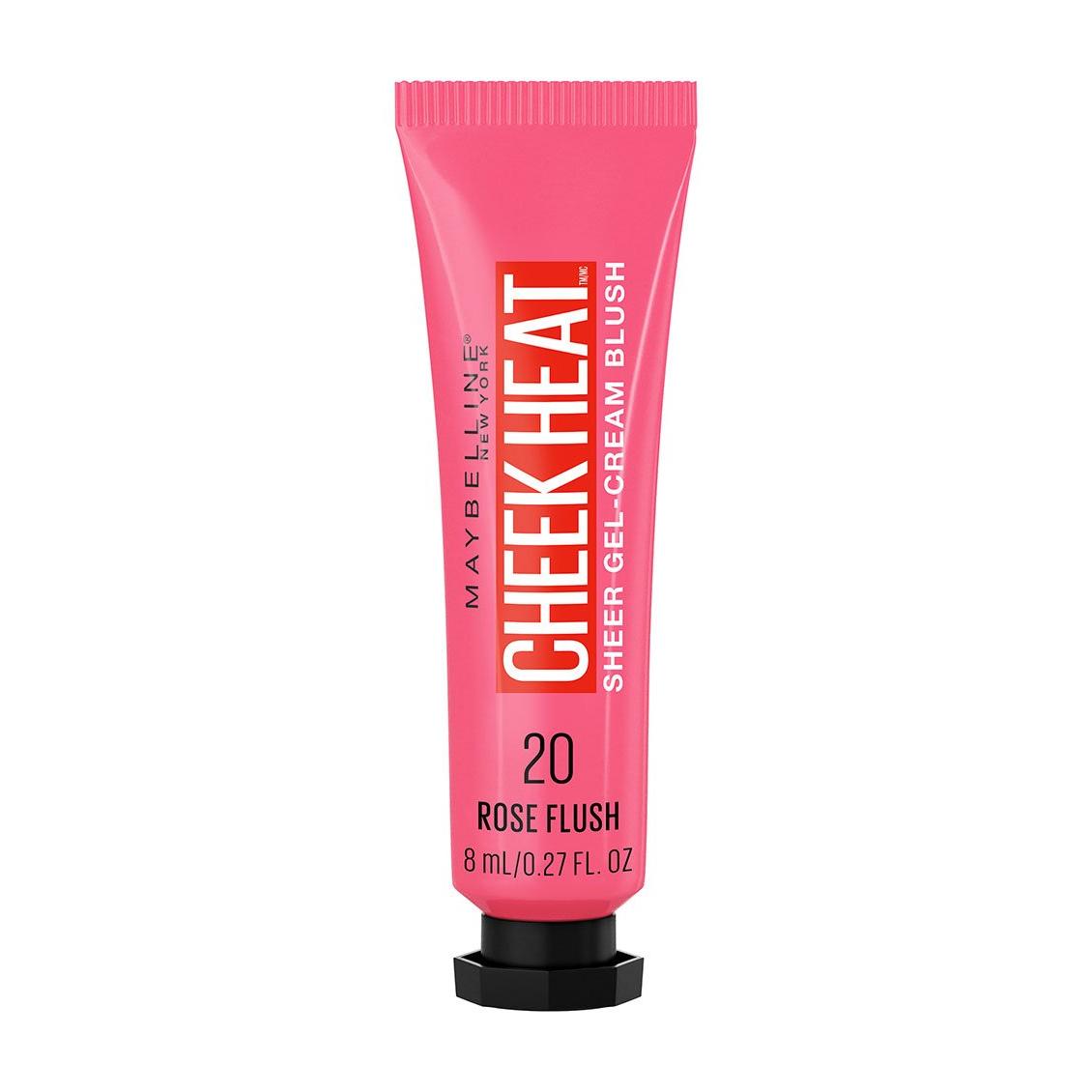 MAYBELLINE New York Cheek Heat Gel-Cream Blush, 020 Rose Flush, 0.27 oz-041554578195-LR-333830-1-LR eShop
