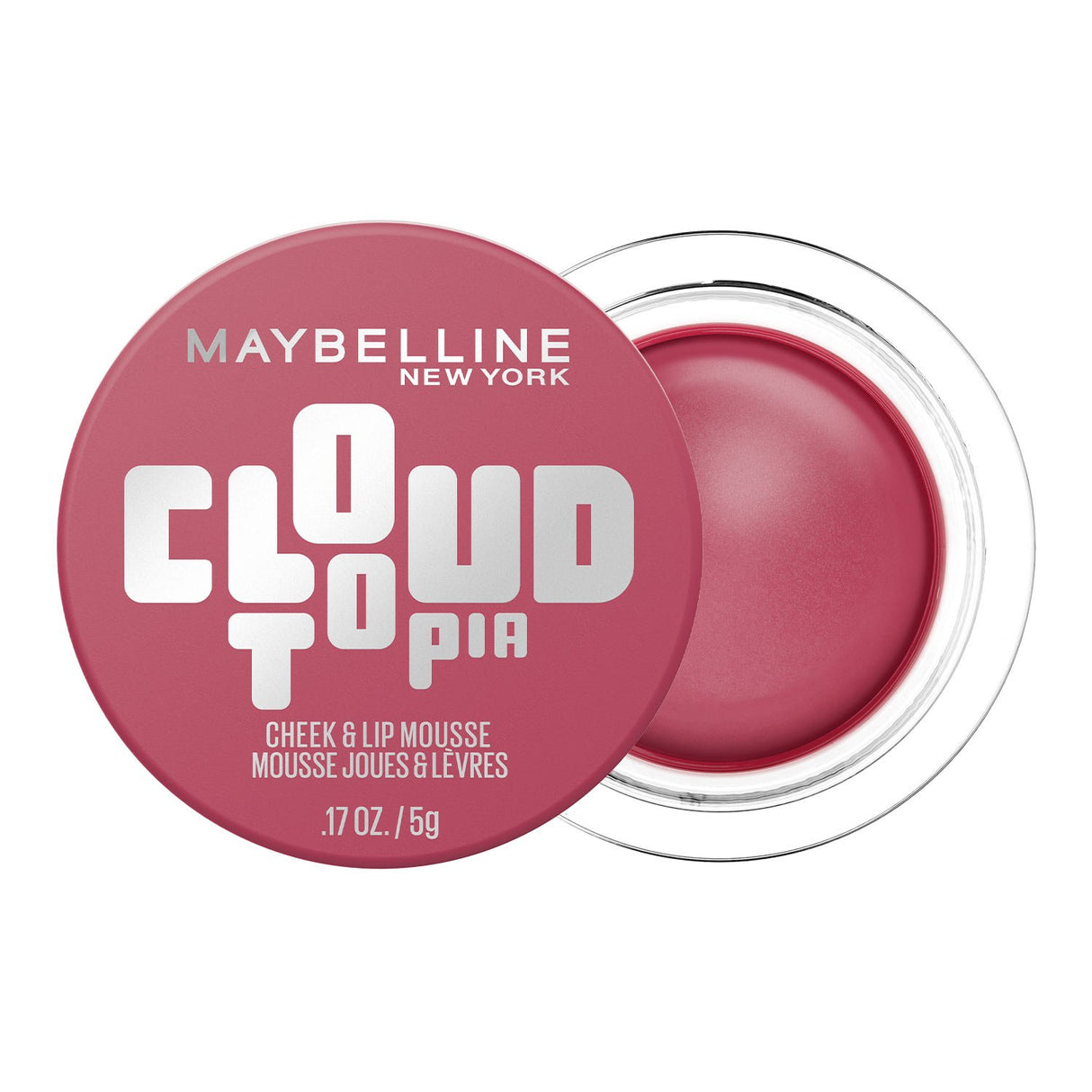 MAYBELLINE New York Cloudtopia Cheek & Lip Mousse Blush, Twilight Berry, 0.17 oz-041554102406-LR-360431-1-LR eShop