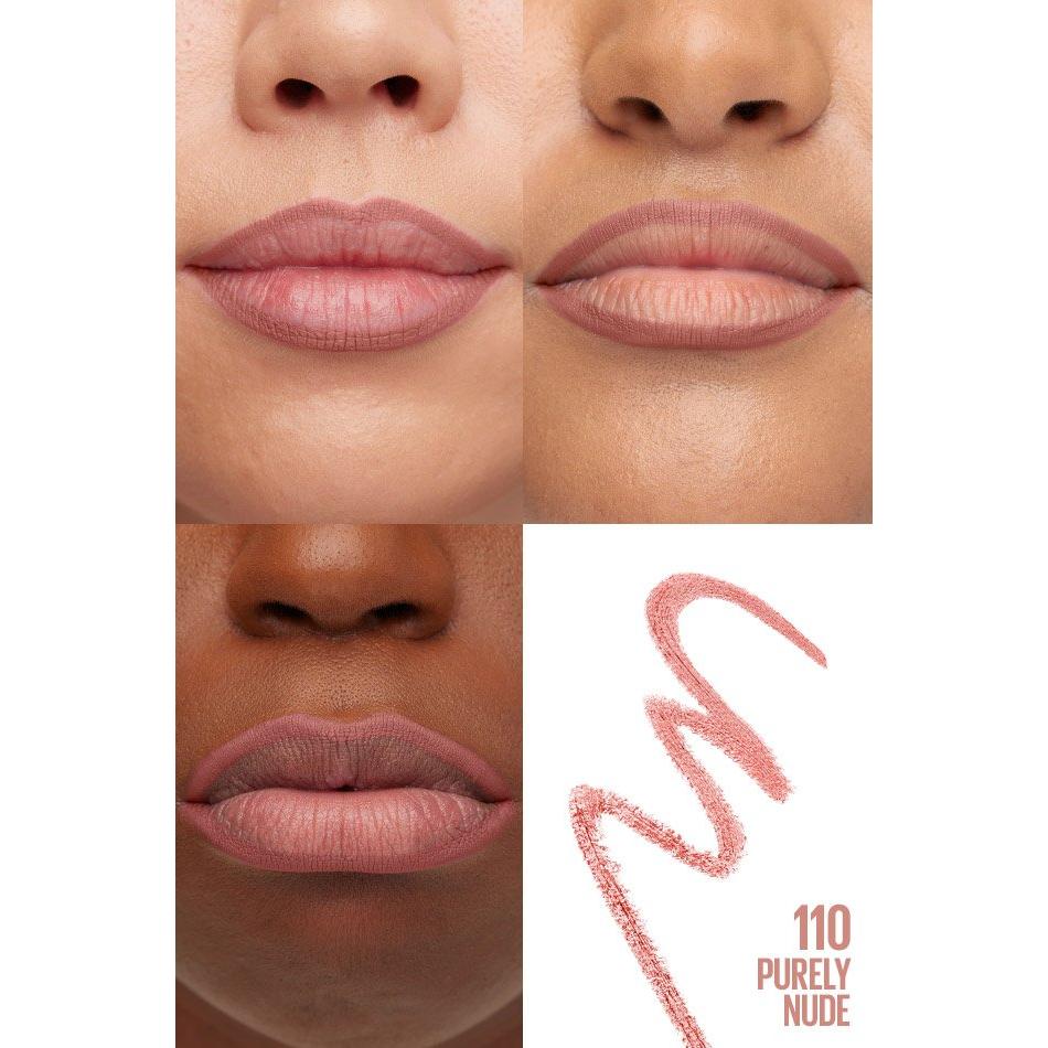 MAYBELLINE New York Color Sensational Shaping Lip Liner, 110 Purely Nude, 0.01 oz-041554486056-LR-307441-3-LR eShop