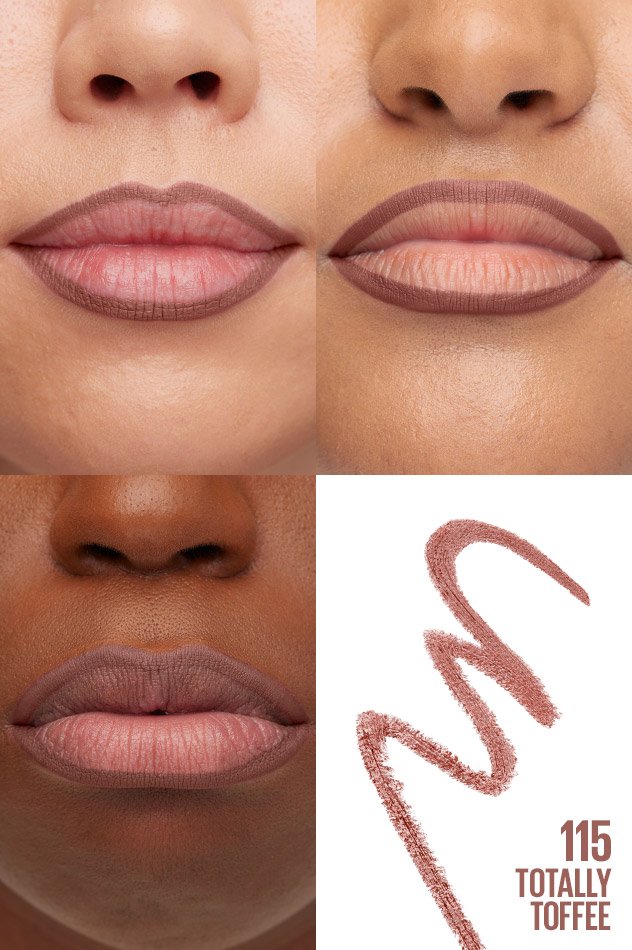 MAYBELLINE New York Color Sensational Shaping Lip Liner, 115 Totally Toffee, 0.01 oz-041554486063-LR-307444-3-LR eShop