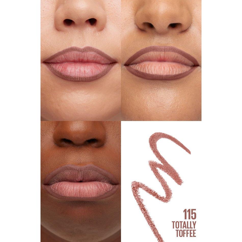 MAYBELLINE New York Color Sensational Shaping Lip Liner, 115 Totally Toffee, 0.01 oz-041554486063-LR-307444-3-LR eShop