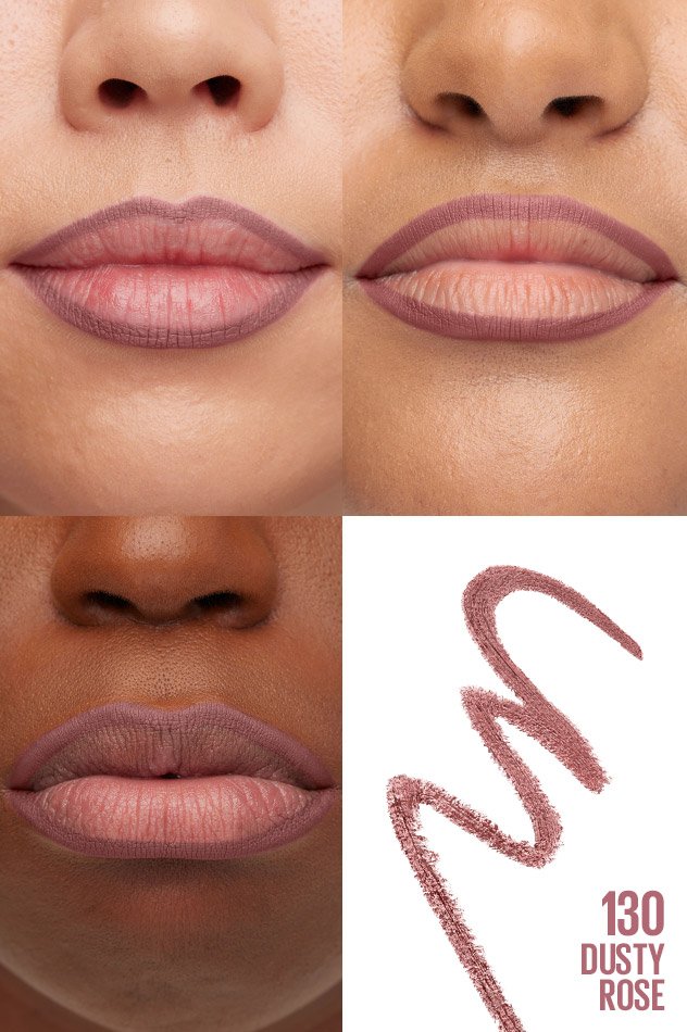 MAYBELLINE New York Color Sensational Shaping Lip Liner, 130 Dusty Rose, 0.01 oz-041554486094-LR-307434-3-LR eShop