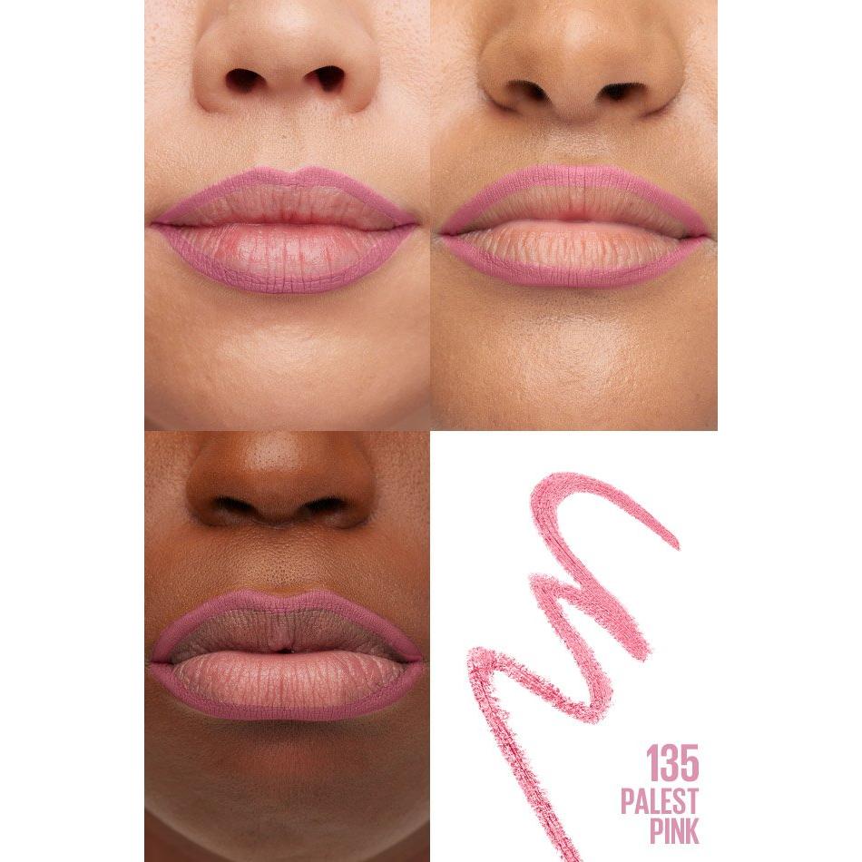 MAYBELLINE New York Color Sensational Shaping Lip Liner, 135 Palest Pink, 0.01 oz-041554486100-LR-307438-3-LR eShop