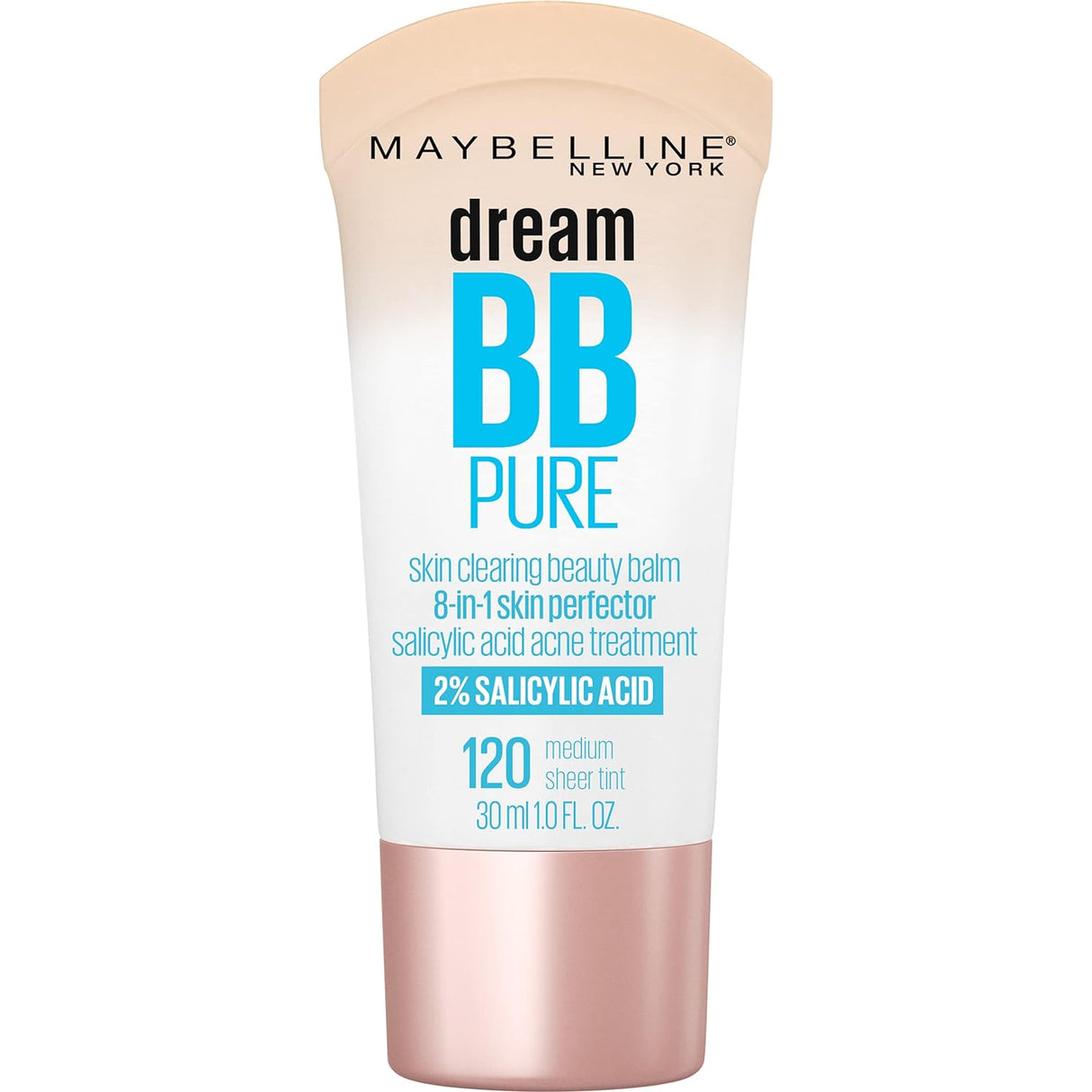 MAYBELLINE New York Dream BB Pure BB Cream, 120 Medium, 1 oz-041554349573-LR-272859-1-LR eShop