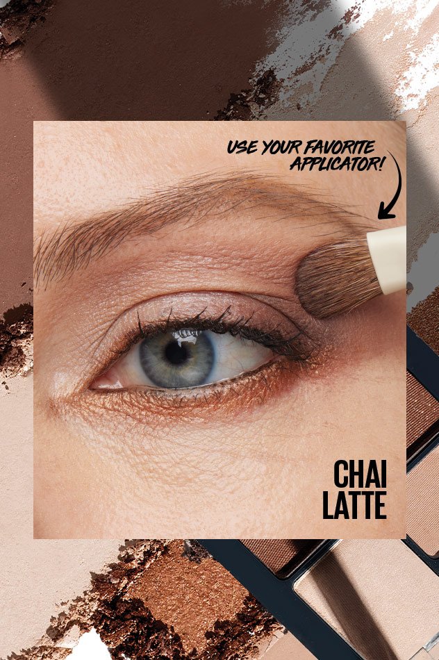 MAYBELLINE New York Expert Wear Eyeshadow Quads, 22Q Chai Latte-041554409161-LR-266083-5-LR eShop