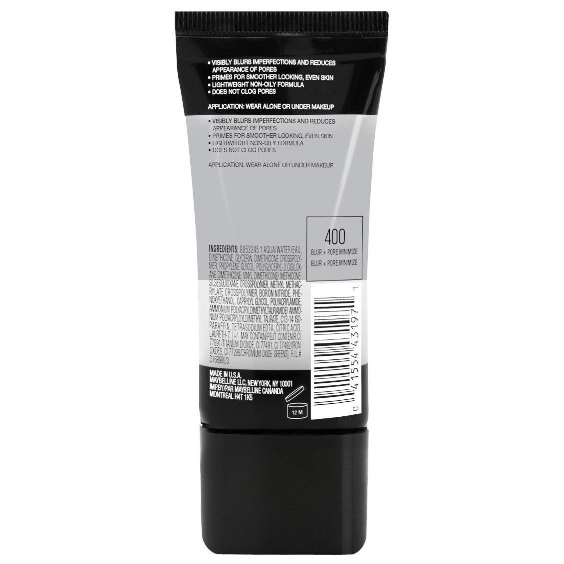 MAYBELLINE New York Facestudio Master Prime Primer Makeup, 400 Blur + Pore Minimize, 1 oz-041554551792-LR-322613-3-LR eShop