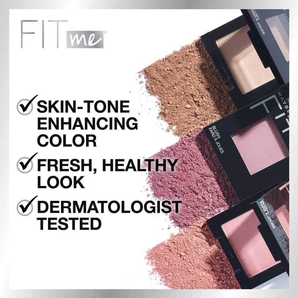 MAYBELLINE New York Fit Me Blush Face Makeup, 030 Rose, 0.16 oz-041554503111-LR-315308-5-LR eShop