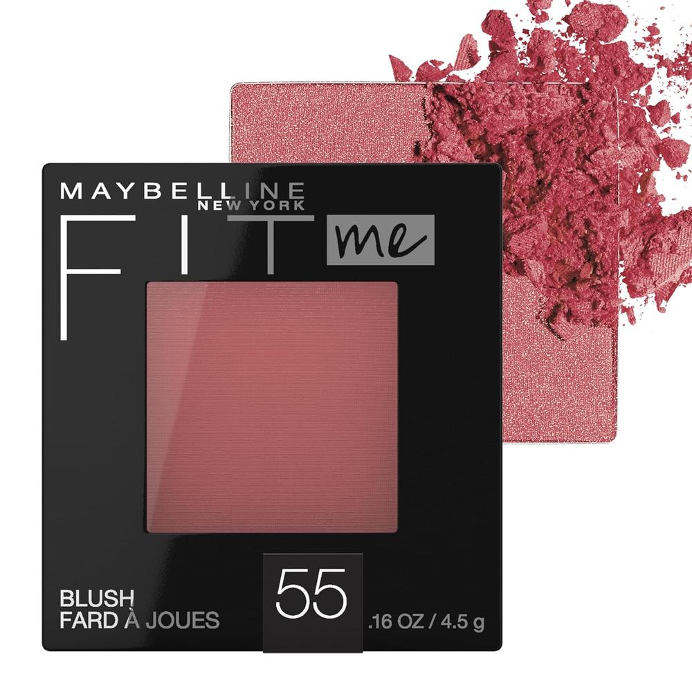 MAYBELLINE New York Fit Me Blush Face Makeup, 055 Berry, 0.16 oz-041554503722-LR-315278-3-LR eShop