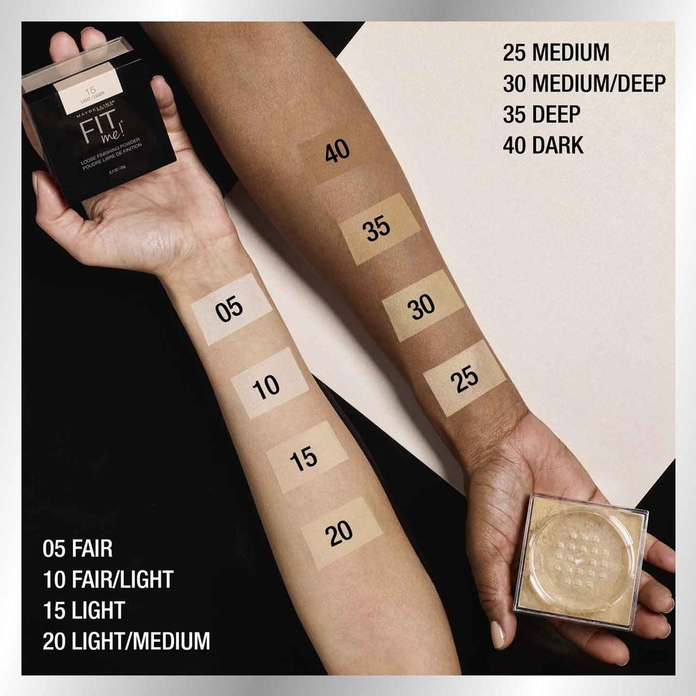 MAYBELLINE New York Fit Me Loose Finishing Powder Face Makeup, 030 Medium Deep, 0.7 oz-041554503036-LR-315289-5-LR eShop
