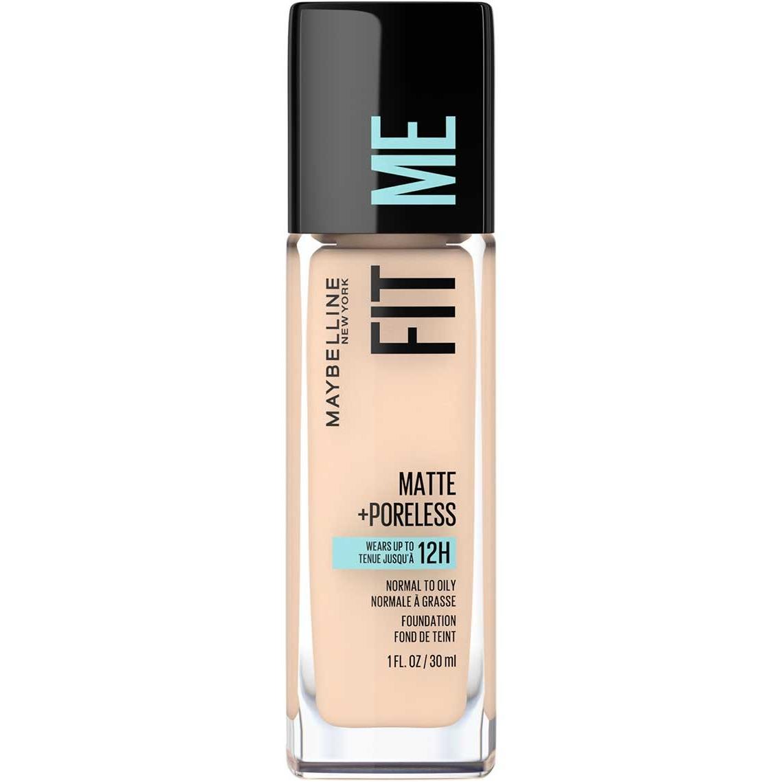 MAYBELLINE New York Fit Me Matte + Poreless Foundation Makeup, 112 Natural Ivory, 1 oz-041554433425-LR-279779-1-LR eShop