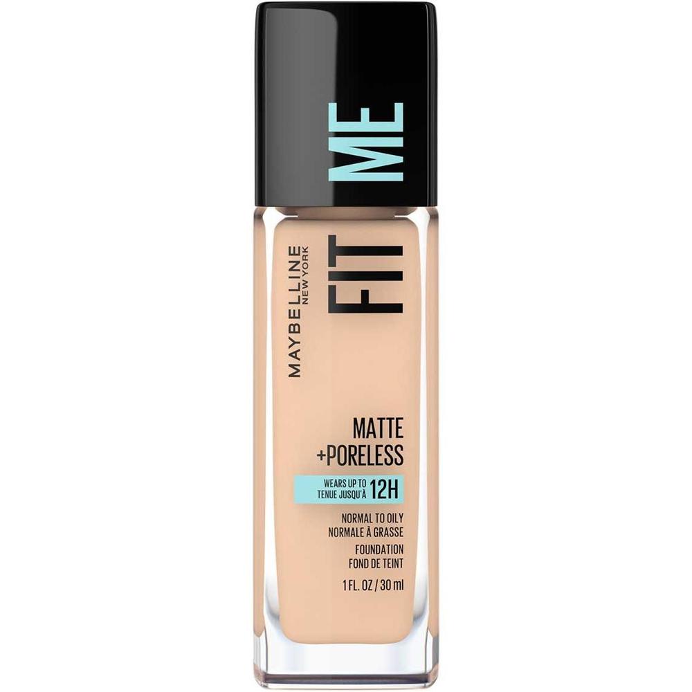 MAYBELLINE New York Fit Me Matte + Poreless Foundation Makeup, 122 Creamy Beige, 1 oz-041554466454-LR-292903-1-LR eShop