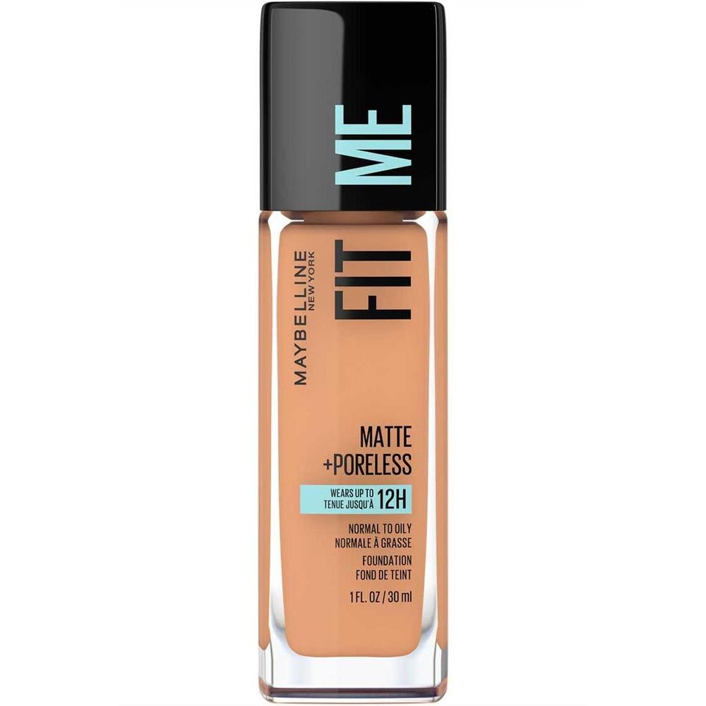 MAYBELLINE New York Fit Me Matte + Poreless Foundation Makeup, 322 Warm Honey, 1 oz-041554438192-LR-279792-1-LR eShop