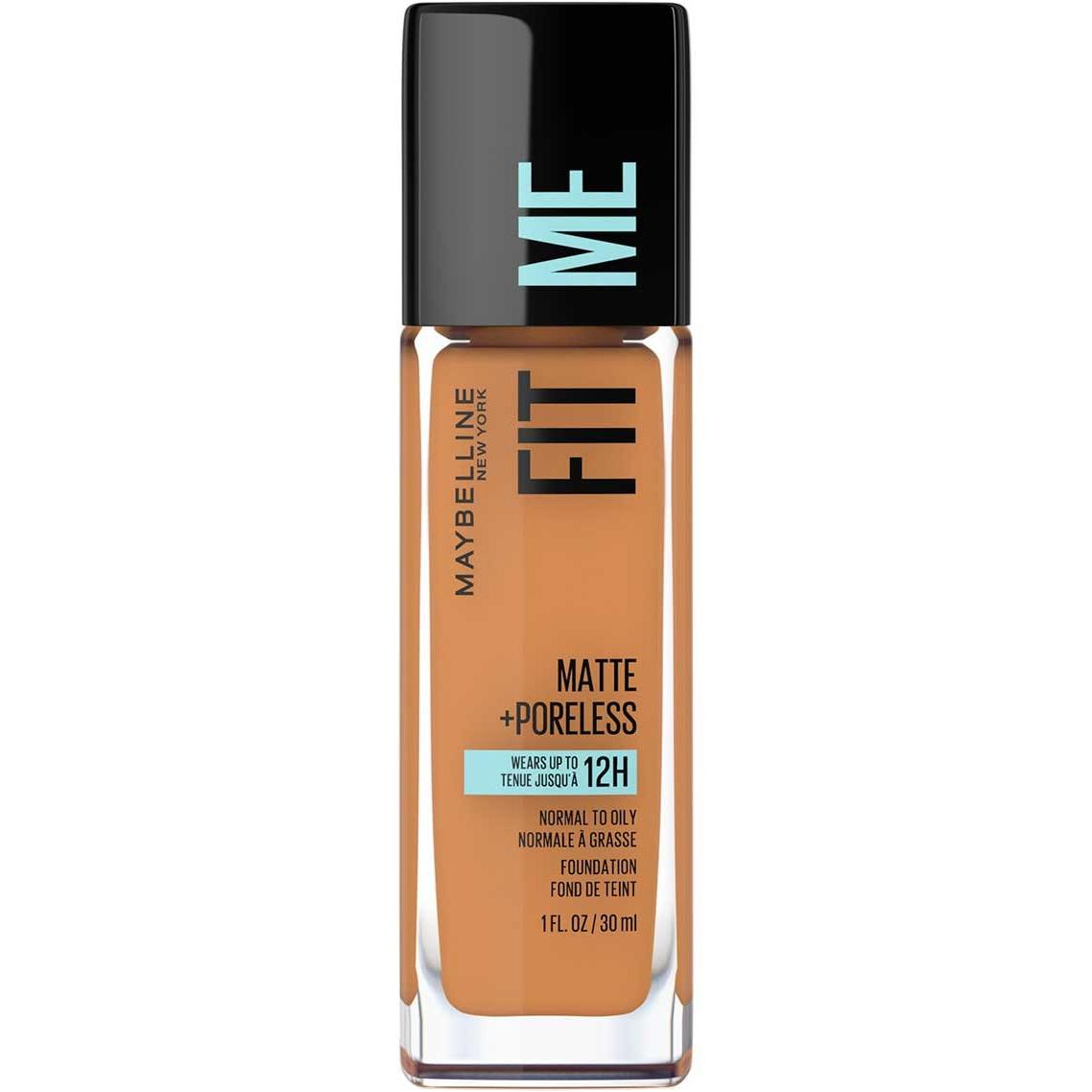 MAYBELLINE New York Fit Me Matte + Poreless Foundation Makeup, 334 Warm Sun, 1 oz-041554539639-LR-326557-1-LR eShop
