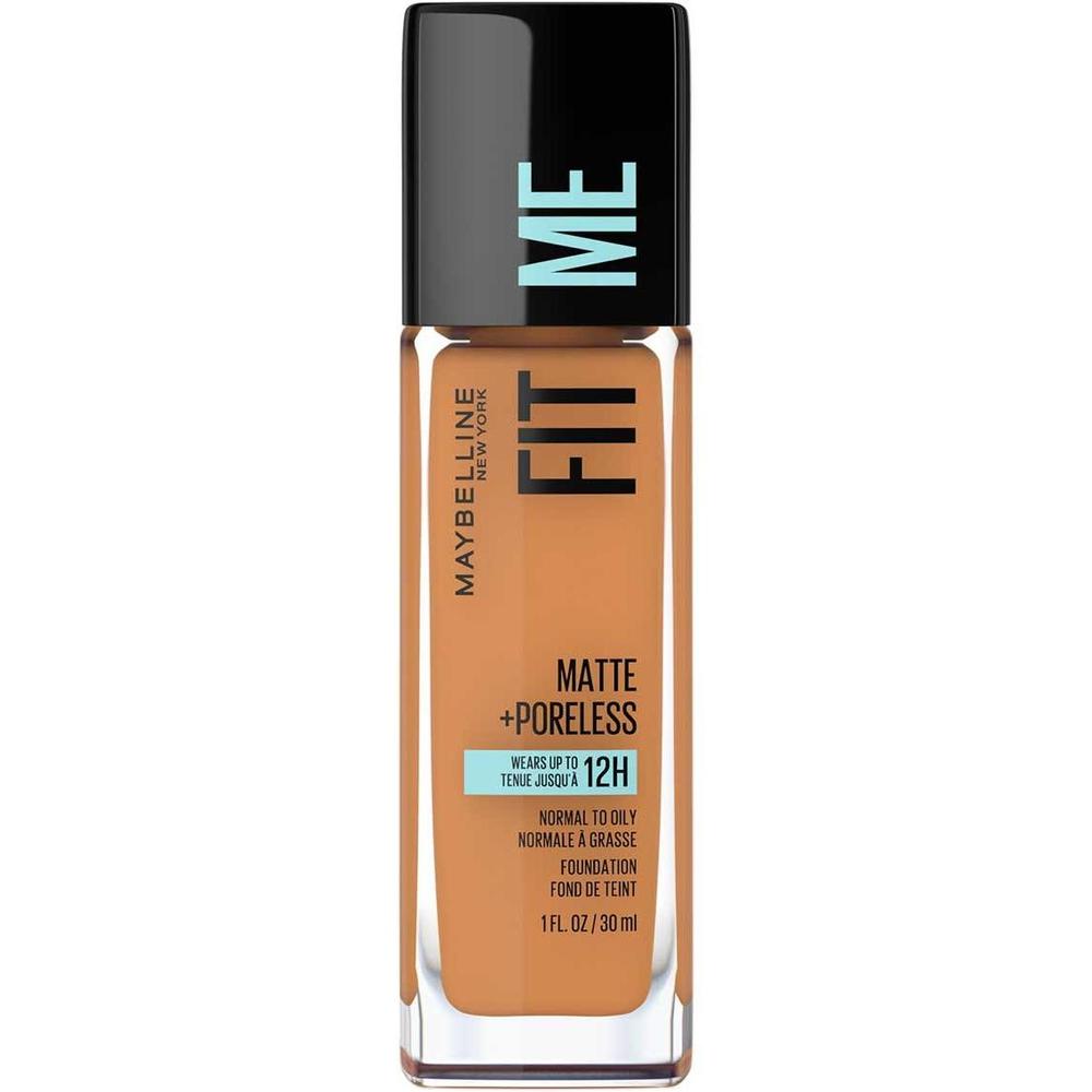 MAYBELLINE New York Fit Me Matte + Poreless Foundation Makeup, 334 Warm Sun, 1 oz-041554539639-LR-326557-1-LR eShop