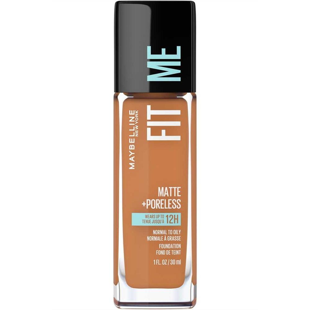 MAYBELLINE New York Fit Me Matte + Poreless Foundation Makeup, 340 Cappuccino, 1 oz-041554466515-LR-292901-1-LR eShop