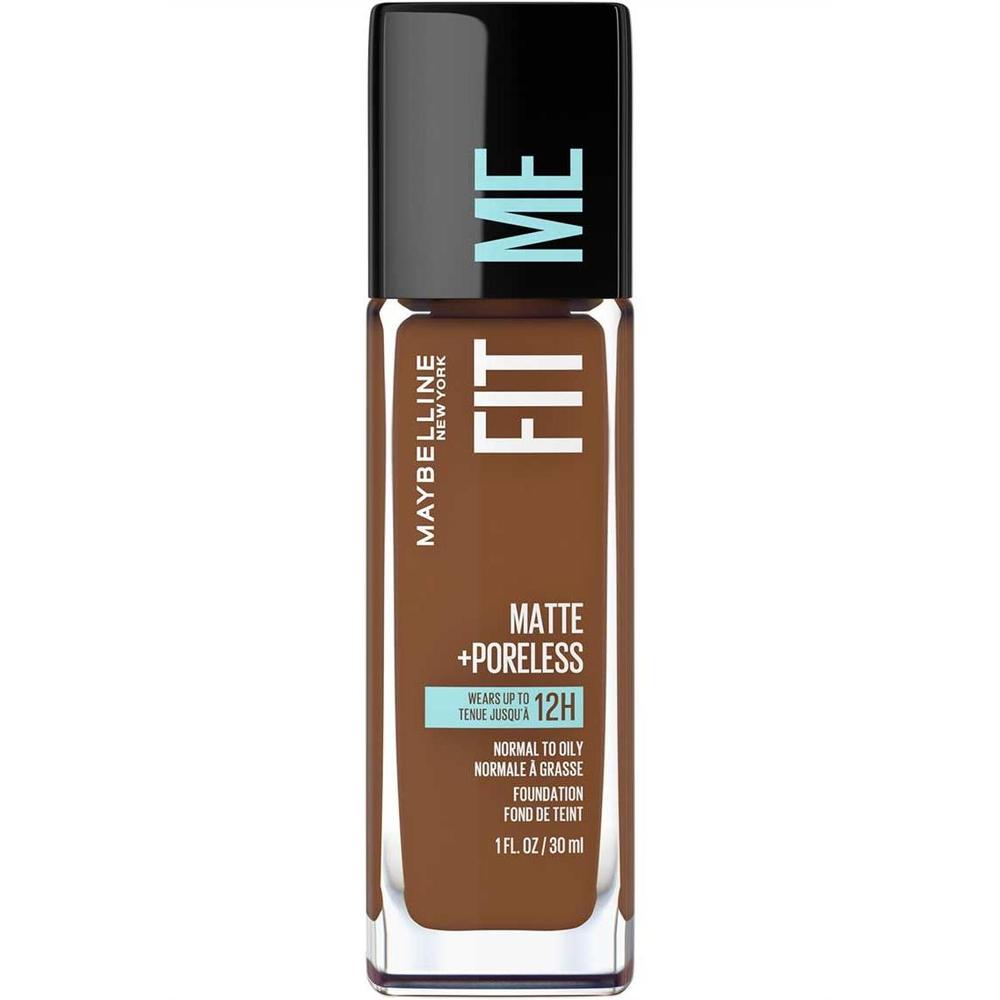 MAYBELLINE New York Fit Me Matte + Poreless Foundation Makeup, 370 Deep Bronze, 1 oz-041554539752-LR-326560-1-LR eShop