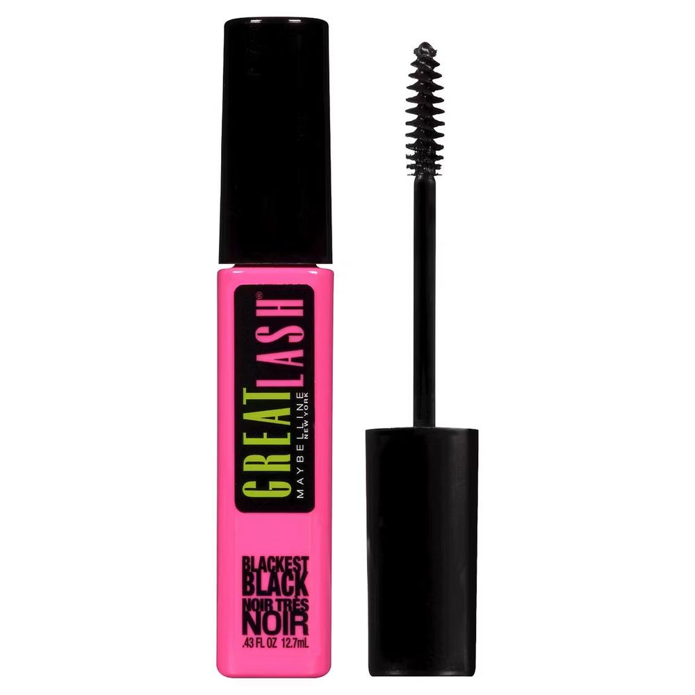 MAYBELLINE New York Great Lash Volumizing and Lengthening Mascara, 100 Blackest Black, 0.43 oz-041554670745-LR-158263-1-LR eShop