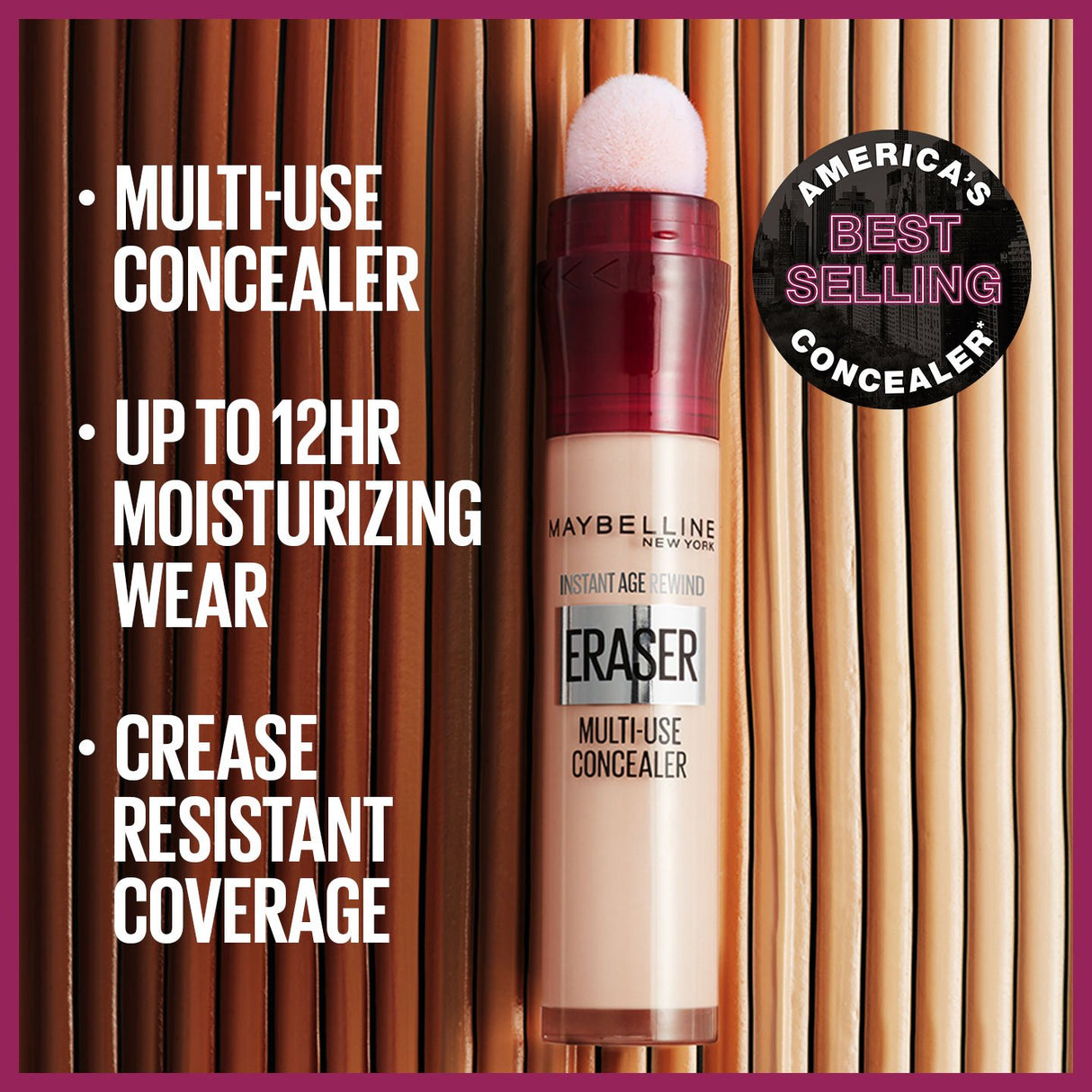 MAYBELLINE New York Instant Age Rewind Eraser Multi-Use Concealer, 150 Neutralizer, 0.2 oz-041554267198-LR-219779-7-LR eShop