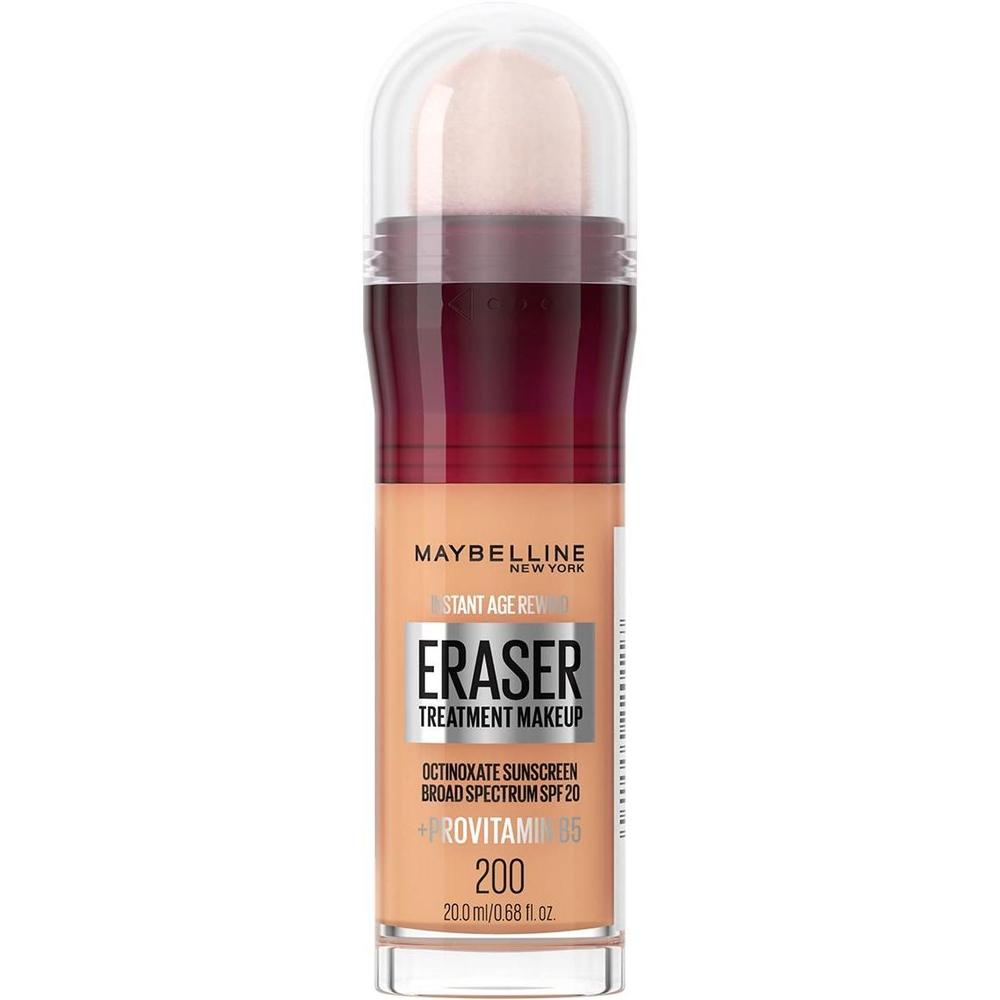 MAYBELLINE New York Instant Age Rewind Eraser Treatment Makeup, 200 Creamy Natural, 0.68 oz-041554220100-LR-205666-1-LR eShop