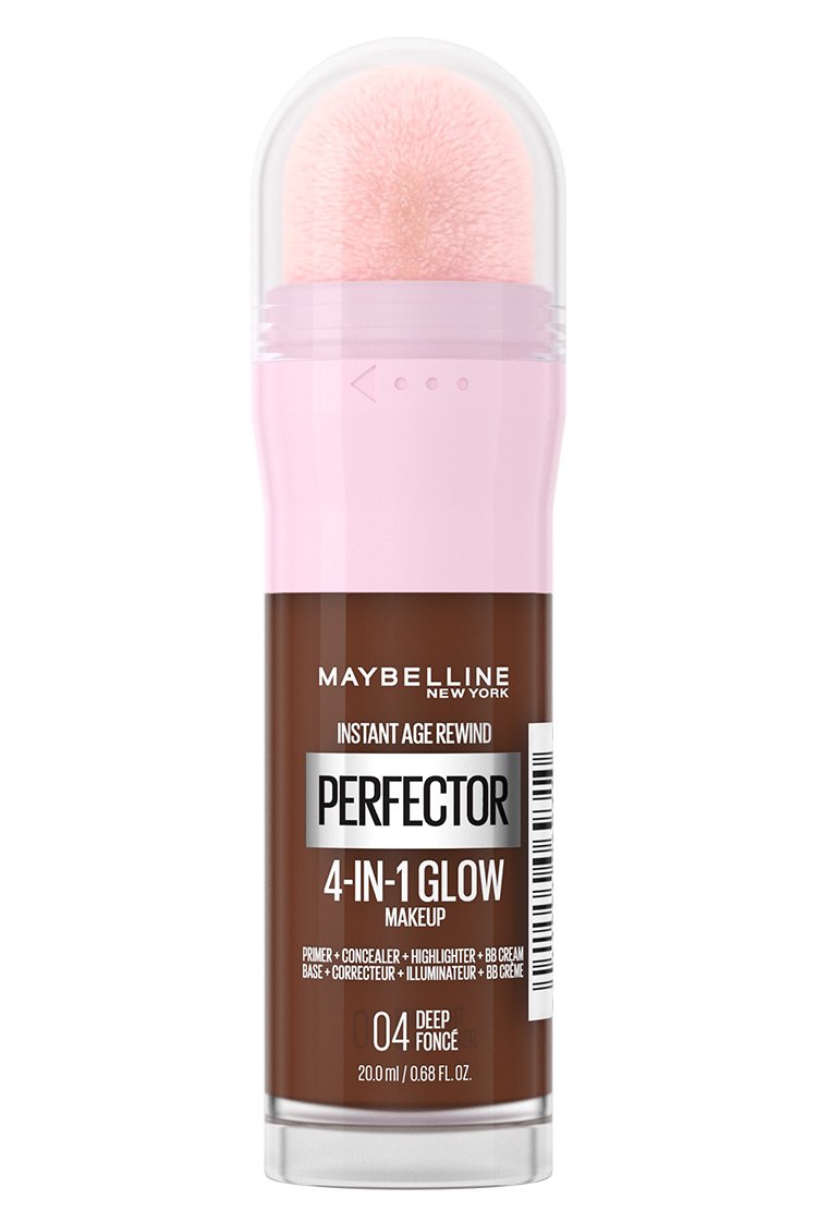 MAYBELLINE New York Instant Age Rewind Perfector 4-In-1 Glow Makeup, 04 Deep, 0.68 oz-041554069310-LR-345799-1-LR eShop