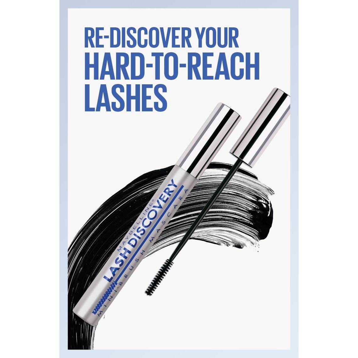 MAYBELLINE New York Lash Discovery Mini-Brush Washable Mascara Eye Makeup, 351 Very Back, 0.16 oz-041554647372-LR-136681-4-LR eShop