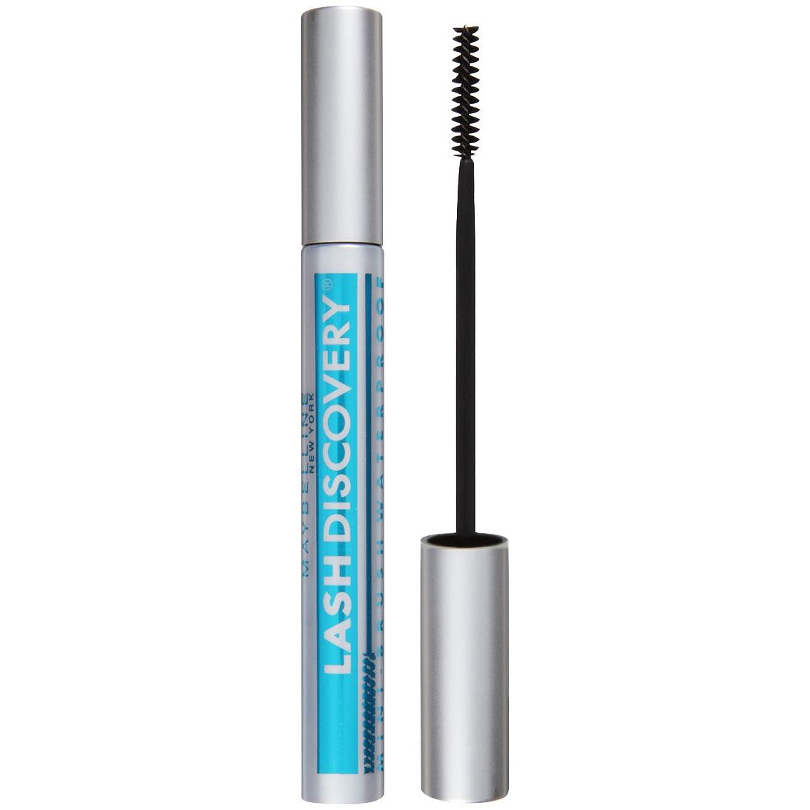 MAYBELLINE New York Lash Discovery Mini-Brush Waterproof Mascara, 361 Very Black, 0.16 oz-041554650495-LR-140511-1-LR eShop