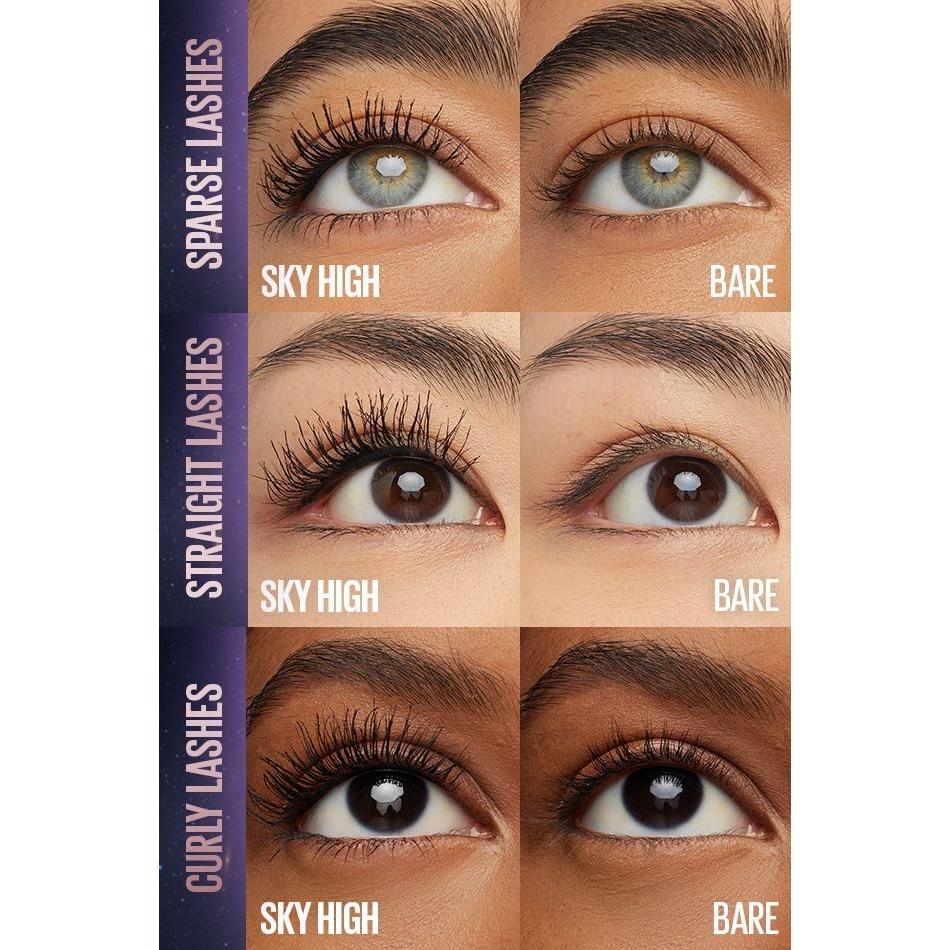 MAYBELLINE New York Lash Sensational Sky High Waterproof Mascara Makeup, 802 Very Black, 0.24 oz-041554590913-LR-337502-5-LR eShop