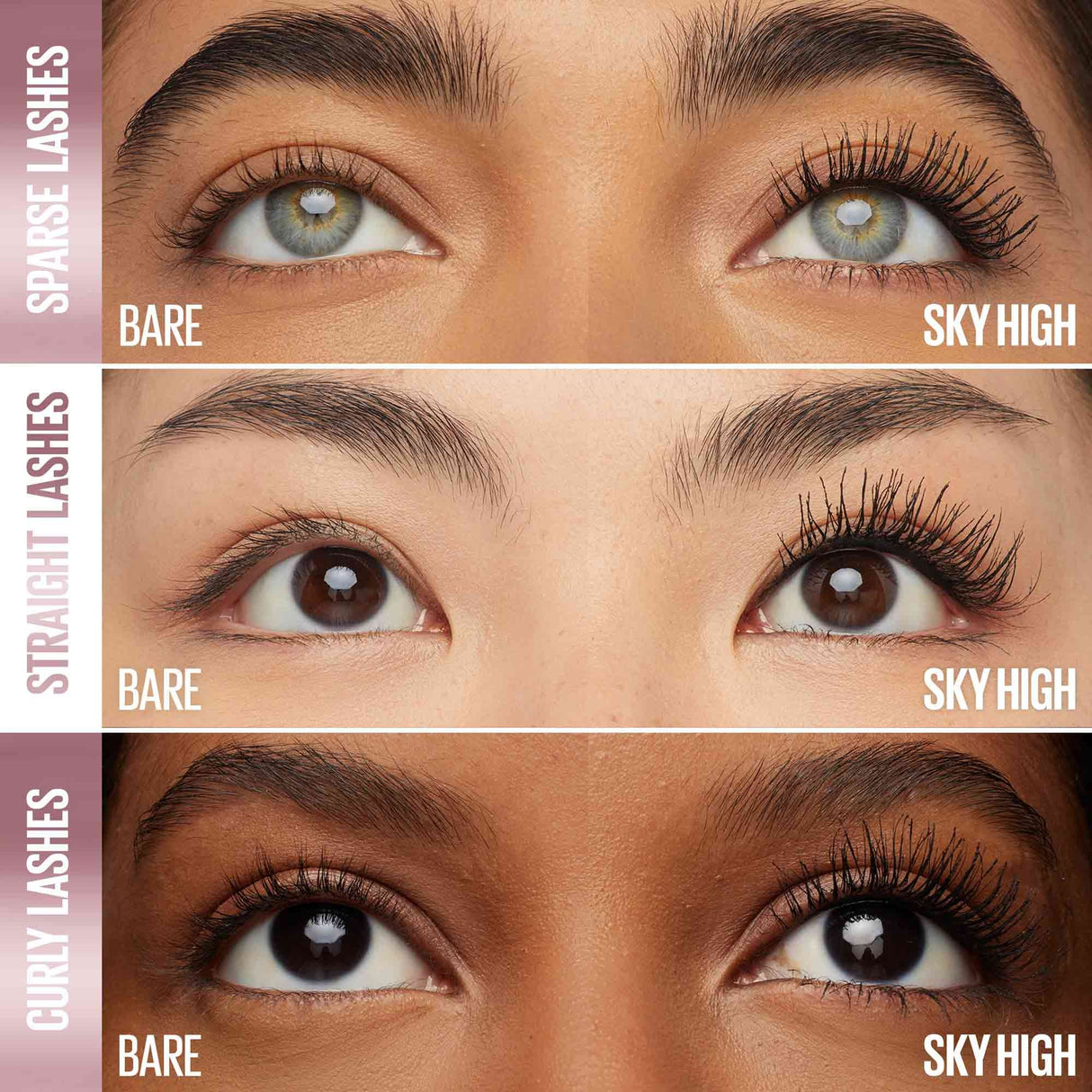 MAYBELLINE New York Lash Sensational Sky High Waterproof Mascara Makeup, 803 Brownish Black, 0.24 oz-041554590906-LR-337501-4-LR eShop