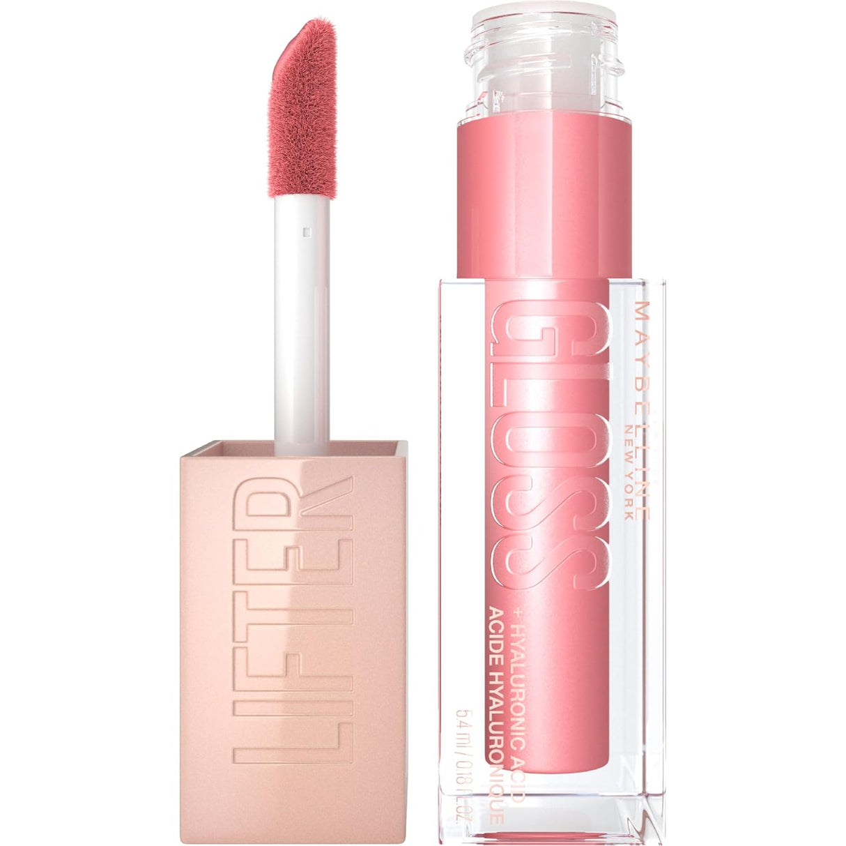 MAYBELLINE New York Lifter Gloss Lip Gloss Makeup With Hyaluronic Acid, 004 Silk, 0.18 fl. oz.-041554583885-LR-336424-1-LR eShop
