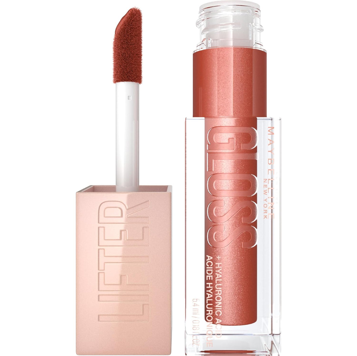 MAYBELLINE New York Lifter Gloss Lip Gloss Makeup With Hyaluronic Acid, 009 Topaz, 0.18 fl. oz.-041554583939-LR-336426-1-LR eShop