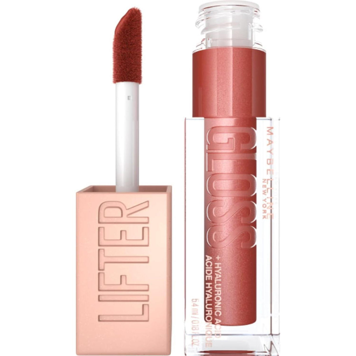MAYBELLINE New York Lifter Gloss Lip Gloss Makeup With Hyaluronic Acid, 016 Rust, 0.18 fl. oz.-041554070903-LR-342490-1-LR eShop