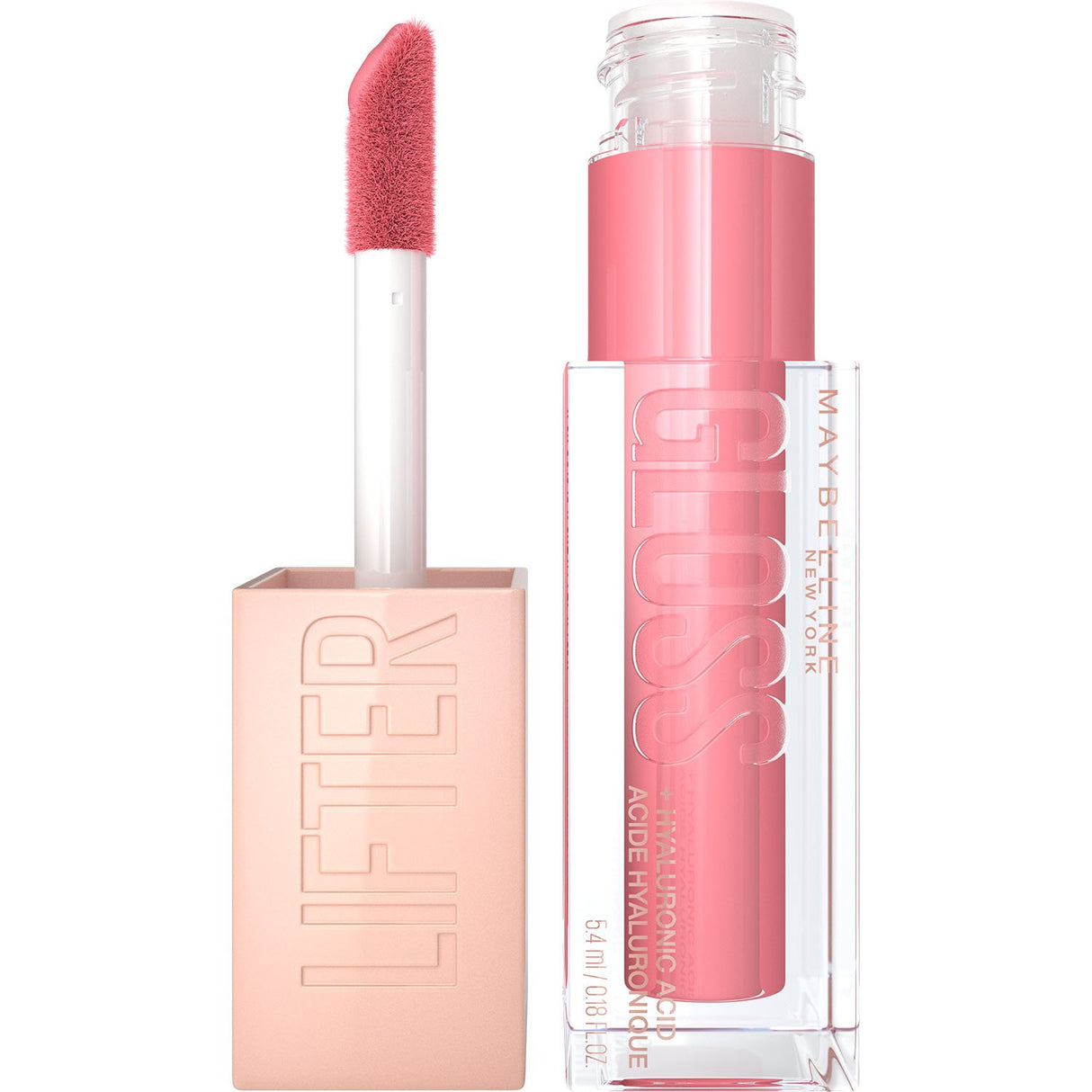MAYBELLINE New York Lifter Gloss Lip Gloss Makeup With Hyaluronic Acid, 021 Gummy Bear, 0.18 fl. oz.-041554085372-LR-349611-1-LR eShop