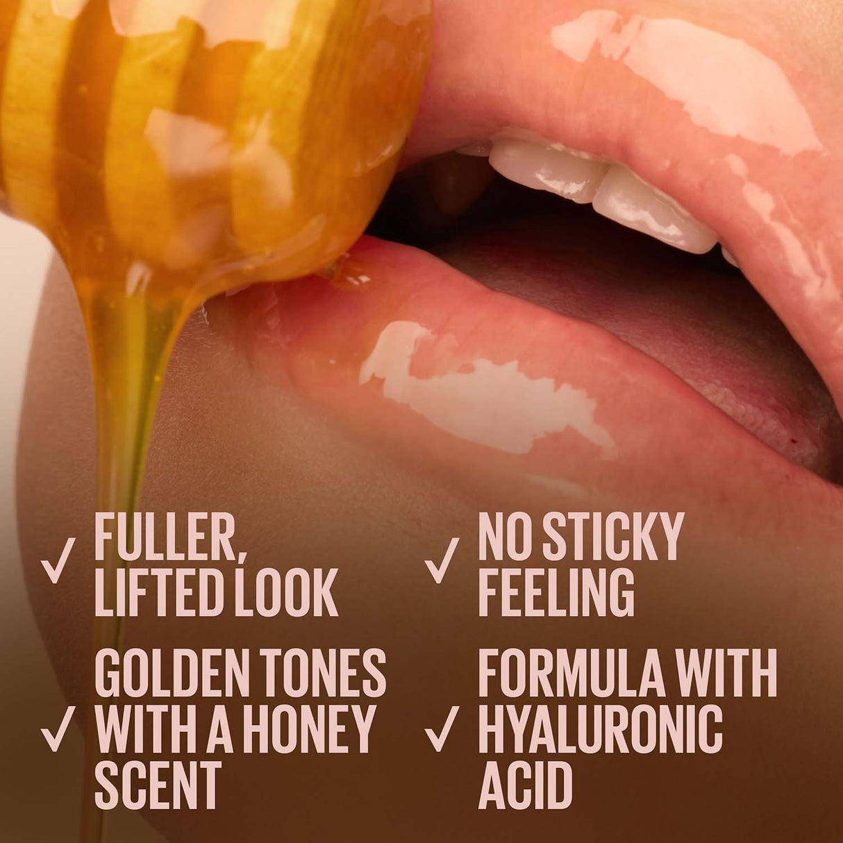 MAYBELLINE New York Lifter Gloss Lip Gloss Makeup With Hyaluronic Acid, Honey'd Collection, 030 Caramel, 0.18 fl. oz.-041554098617-LR-358229-4-LR eShop