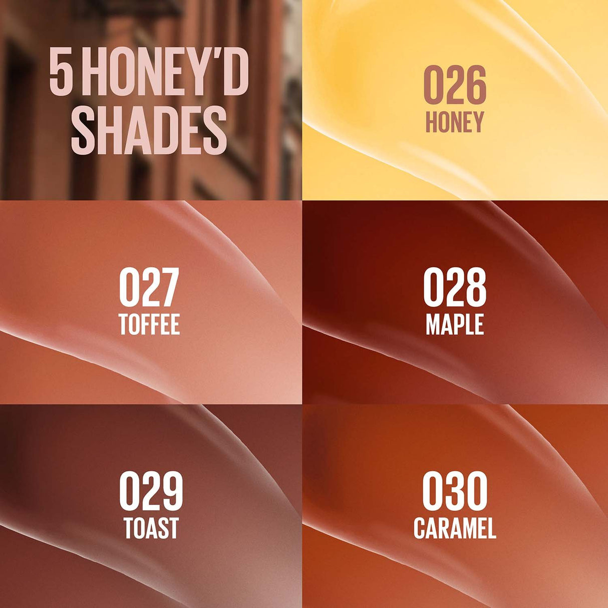 MAYBELLINE New York Lifter Gloss Lip Gloss Makeup With Hyaluronic Acid, Honey'd Collection, 030 Caramel, 0.18 fl. oz.-041554098617-LR-358229-6-LR eShop